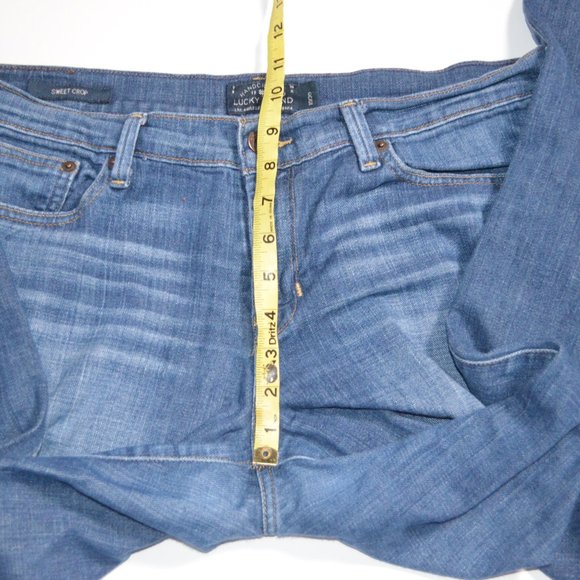 Lucky Brand Sweet Crop Jeans Size 10 length 30inch - Picture 6 of 10